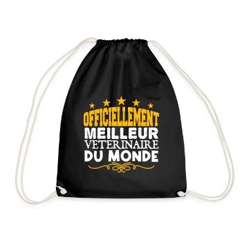 Vétérinaire | meilleur Vétérinaire | légende Vétér - Sac de sport léger - noir - Devant
