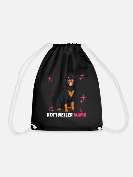 Rottweiler Mama - Turnbeutel - Schwarz