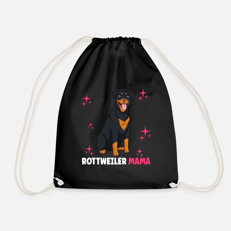 Rottweiler Mama - Turnbeutel - Schwarz
