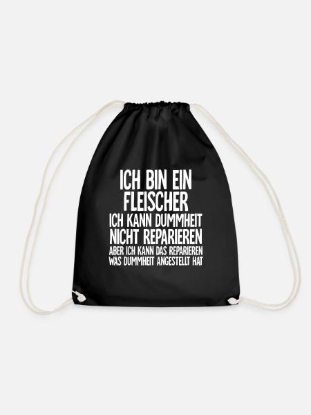 Fleischer - Turnbeutel - Schwarz