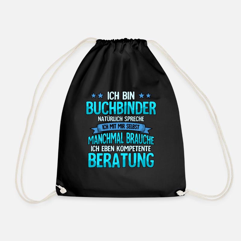 Buchbinder - Turnbeutel - Schwarz