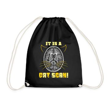 It Is a CAT SCAN - Turnbeutel - Schwarz - Vorne