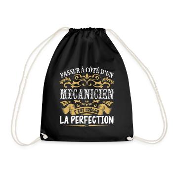 Le Meilleur Mécanicien | Mécanicien à la perfectio - Sac de sport léger - noir - Devant