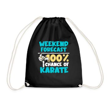 Weekend forecast chance of Karate - Turnbeutel - Schwarz - Vorne