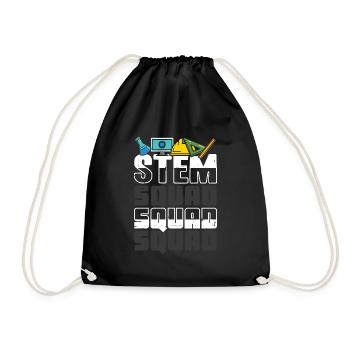 STEM Squad - Turnbeutel - Schwarz - Vorne