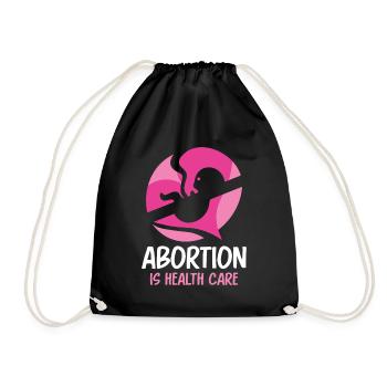 Abortion is health care - Turnbeutel - Schwarz - Vorne