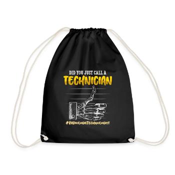 #RadiologicTechnologist - Turnbeutel - Schwarz - Vorne