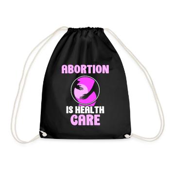 Abortion is health care - Turnbeutel - Schwarz - Vorne