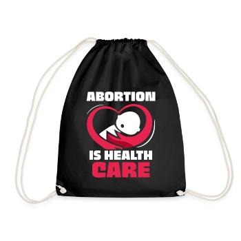 Abortion is health care - Turnbeutel - Schwarz - Vorne