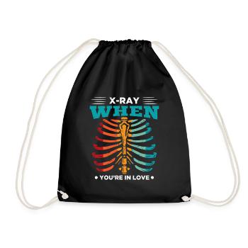 X-Ray When You’re in Love - Turnbeutel - Schwarz - Vorne