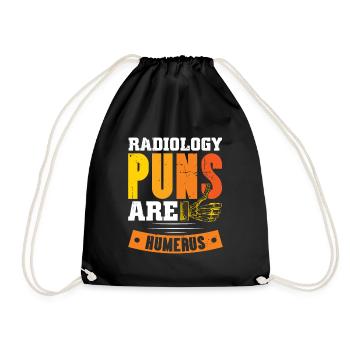 Radiology puns are humerus - Turnbeutel - Schwarz - Vorne