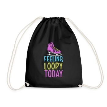 Patins à poinçonnage artistique - Sac de sport léger - noir - Devant