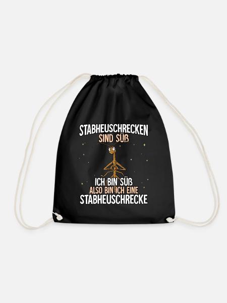Stabheuschrecken Sind Süß Stabheuschrecke - Turnbeutel - Schwarz