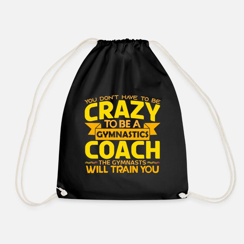 Gymnastiktrainer | Geschenk Trainer Gymnastik Le Meil - Turnbeutel - Schwarz