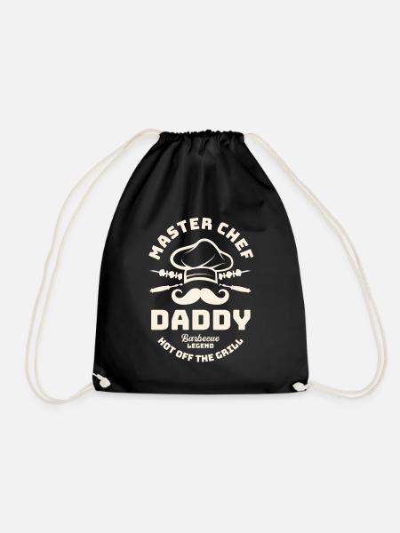 Vatertag - Dad Master Chef Daddy Barbeque Lege - Turnbeutel - Schwarz