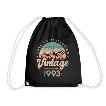 1993 Vintage anniversaire 30 ans - Sac de sport léger - noir - Devant