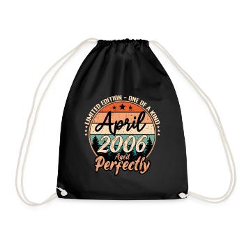 April 2006 anniversaire 2006 légendes April - Sac de sport léger - noir - Devant