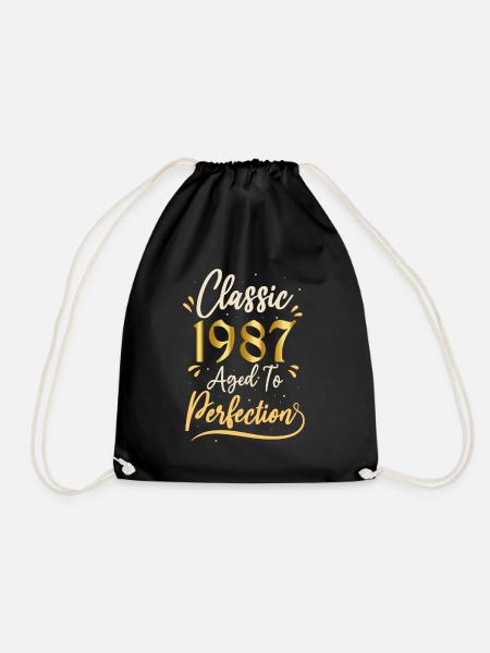 Anniversaire 1987 cadeau 1987 Classic 1987 - Sac de sport léger - noir
