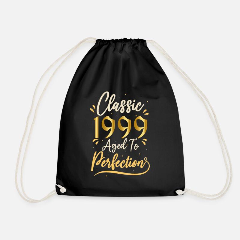 Geburtstag 1999 Geschenk 1999 Classic 1999 - Turnbeutel - Schwarz
