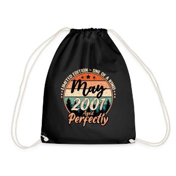 Mai 2001 anniversaire 2001 légendes Mai - Sac de sport léger - noir - Devant