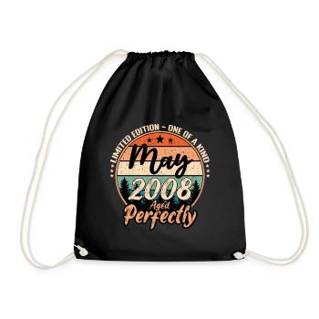 Mai 2008 anniversaire 2008 légendes Mai - Sac de sport léger - noir - Devant