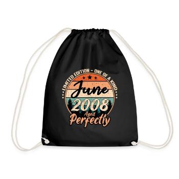 Juin 2008 anniversaire 2008 légendes Juin - Sac de sport léger - noir - Devant