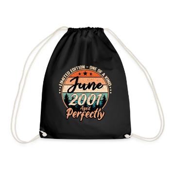 Juin 2001 anniversaire 2001 légendes Juin - Sac de sport léger - noir - Devant