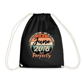 Juin 2018 anniversaire 2018 légendes Juin - Sac de sport léger - noir - Devant