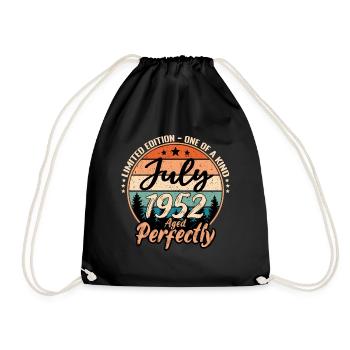 Juillet 1952 anniversaire 1952 légendes Juillet - Sac de sport léger - noir - Devant