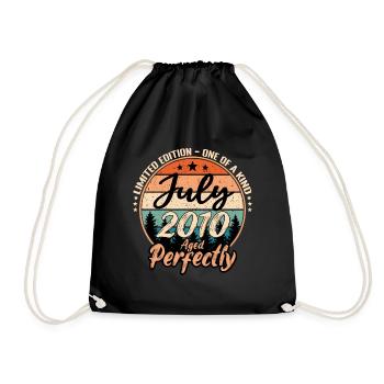 Juillet 2010 anniversaire 2010 légendes Juillet - Sac de sport léger - noir - Devant