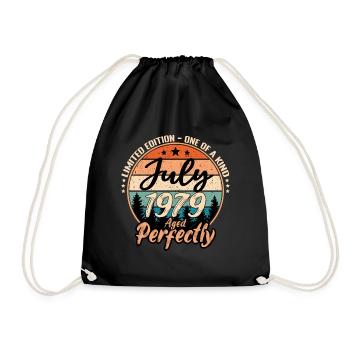 Juillet 1979 anniversaire 1979 légendes Juillet - Sac de sport léger - noir - Devant