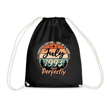 Juli 1993 Jubiläum 1993 Legenden Juli - Turnbeutel - Schwarz - Vorne