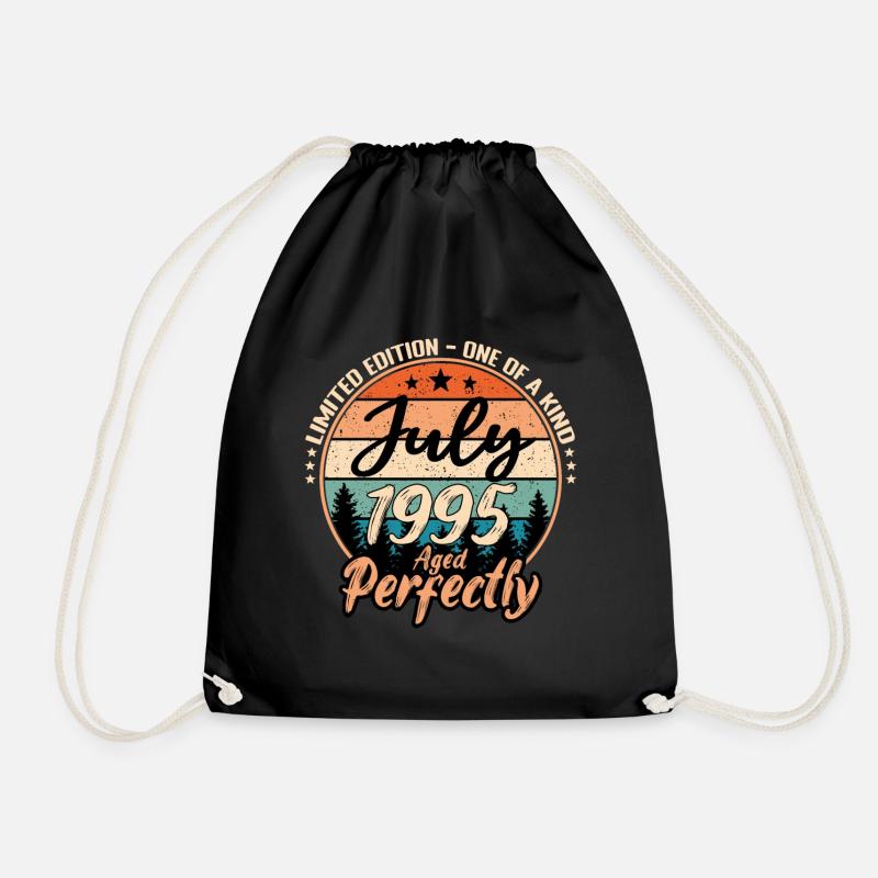 Juli 1995 Jubiläum 1995 Legenden Juli - Turnbeutel - Schwarz