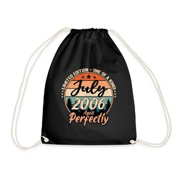 Juillet 2006 anniversaire 2006 légendes Juillet - Sac de sport léger - noir - Devant