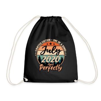 Juli 2020 Jubiläum 2020 Legenden Juli - Turnbeutel - Schwarz - Vorne