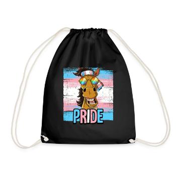 Fierté LGBTQ Transgender Costume Costume Mois de la fierté - Sac de sport léger - noir - Devant