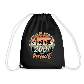 Août 2001 anniversaire 2001 légendes Août - Sac de sport léger - noir - Devant