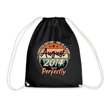 August 2014 Jubiläum 2014 Legenden August - Turnbeutel - Schwarz - Vorne