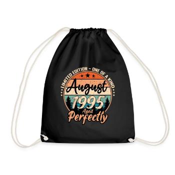 Août 1995 anniversaire 1995 légendes Août - Sac de sport léger - noir - Devant