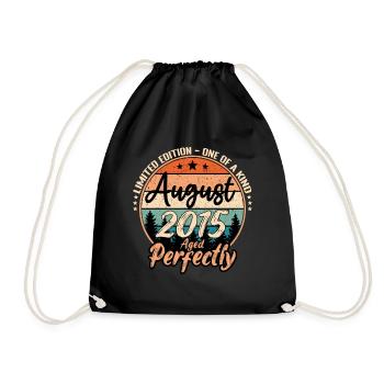 August 2015 Jubiläum 2015 Legenden August - Turnbeutel - Schwarz - Vorne