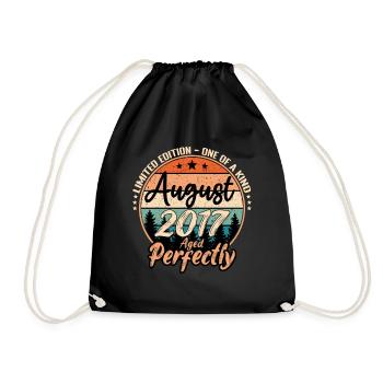 Août 2017 anniversaire 2017 légendes Août - Sac de sport léger - noir - Devant