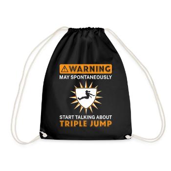 What Can I Say I Like Tripple Jump - Turnbeutel - Schwarz - Vorne