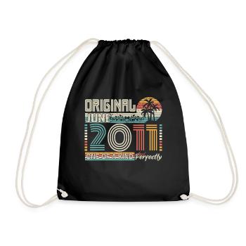 Juin 2011 Juin anniversaire June 2011 - Sac de sport léger - noir - Devant