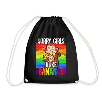 Pride LGBTQ Christopher Street Day Costume Pride - Drawstring Bag - black - Front