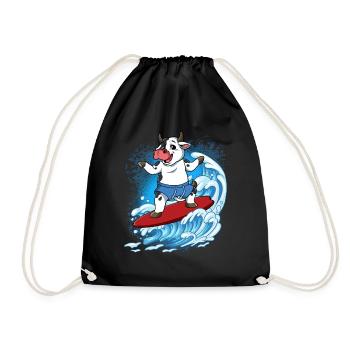 Surfeurs de vagues Surfeurs Surfeurs - Sac de sport léger - noir - Devant