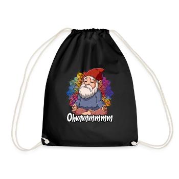 Yoga Ohmmm Namaste - Turnbeutel - Schwarz - Vorne