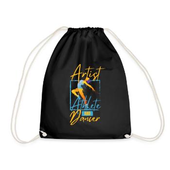 Danseur de ballet | Professeur de ballet | Ballerine - Sac de sport léger - noir - Devant