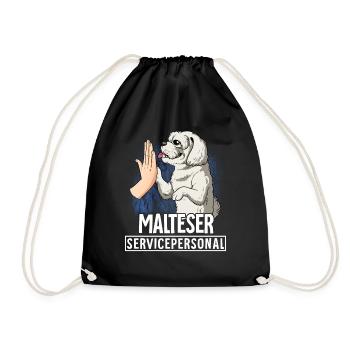 Malteser - Turnbeutel - Schwarz - Vorne