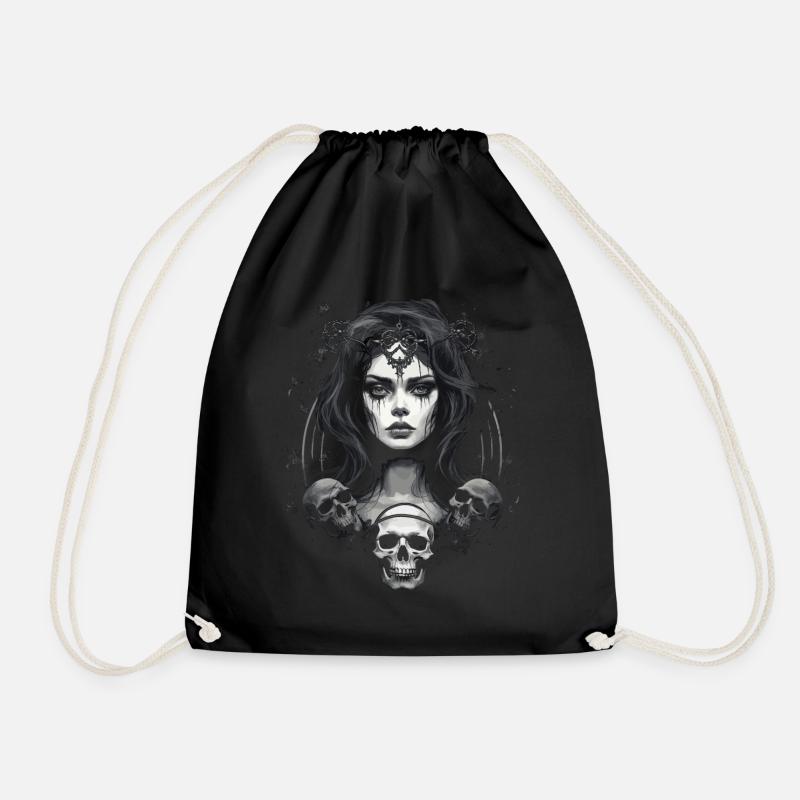 Esthétique gothique gothique - Sac de sport léger - noir