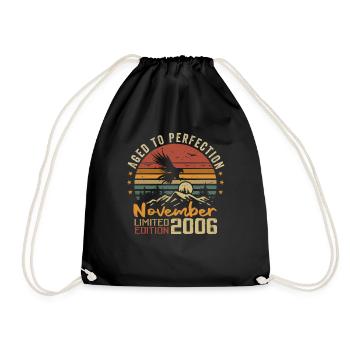 The Legends were born in November 2006 - 2006 - Drawstring Bag - black - Front